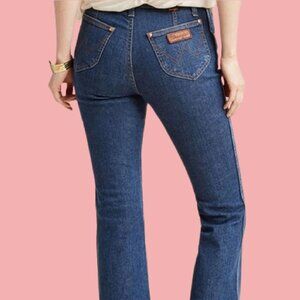 NWOT Exclusive Wrangler X Modcloth Collab Dark Denim High Waist Jeans | Size 20
